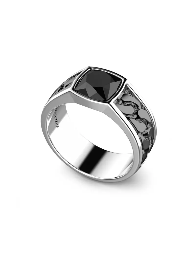 Anello ZANCAN Uomo in argento 925 ESA001 Misura 20