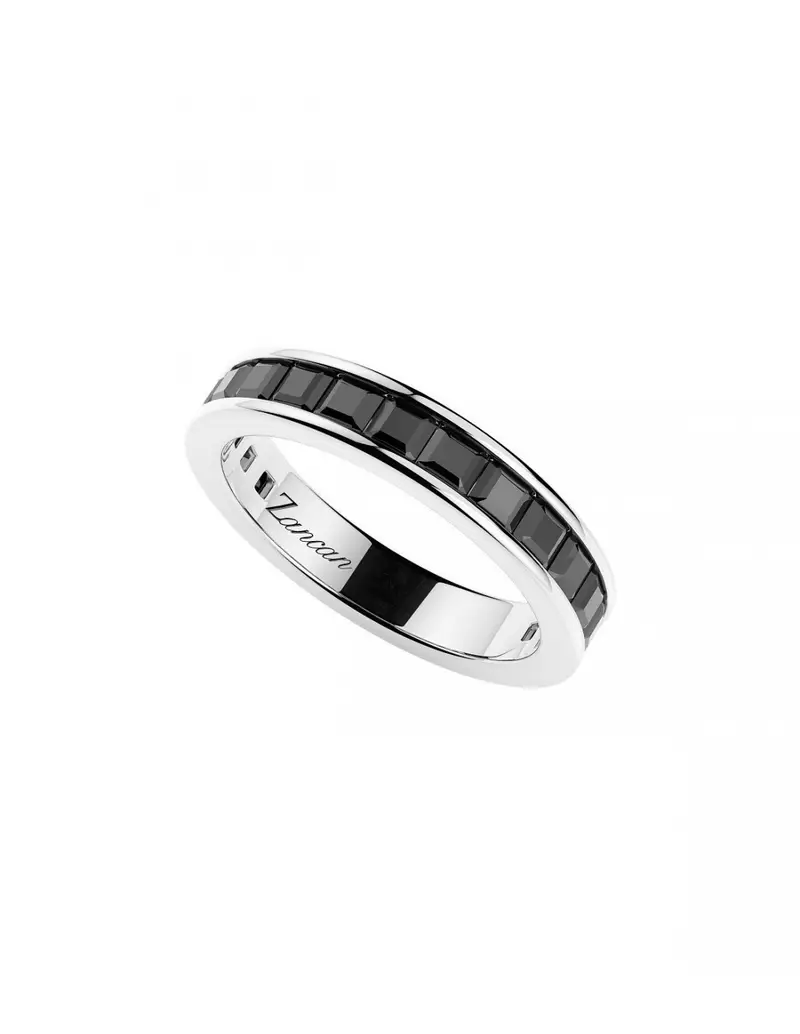 Anello ZANCAN Uomo in argento 925 ESA089-NE Misura 20