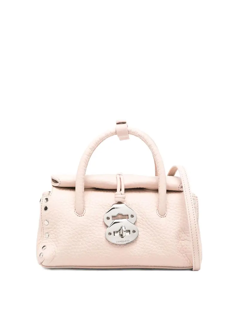 Borsa a mano Dotta Centauro in pelle Rosa Chiaro