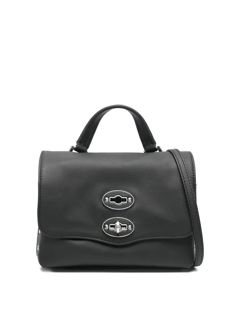 Borsa a mano Postina Saeta in pelle Nero