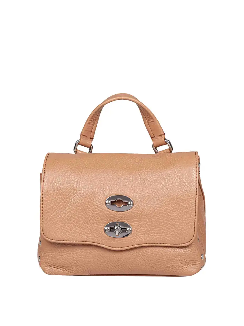 Borsa Postina Daily Giorno Baby In Pelle Marrone