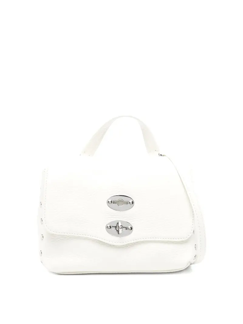 Borsa Postina Daily in pelle per bambini Bianco