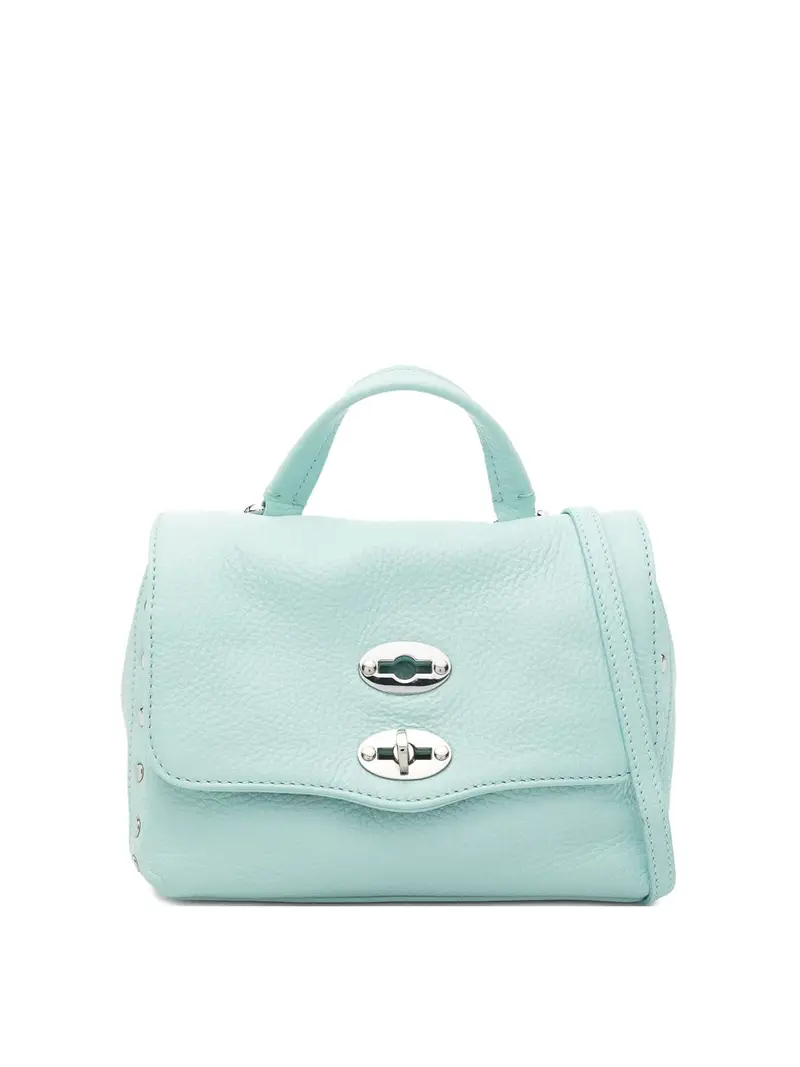 Borsa Postina Daily in pelle per bambini Blu