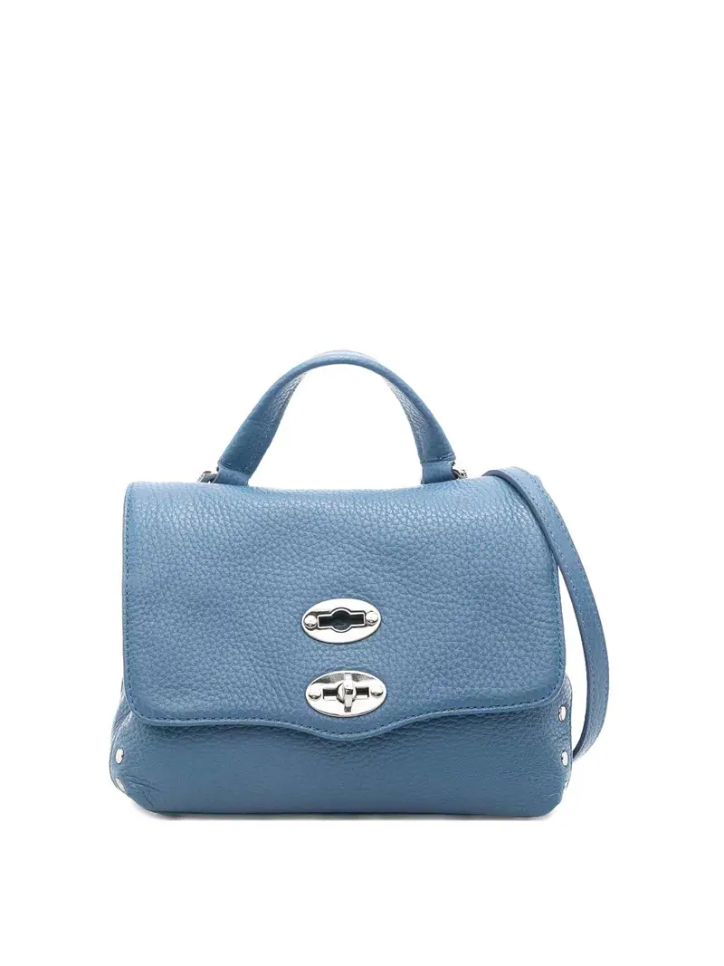 Borsa Postina Daily in pelle per bambini Blu