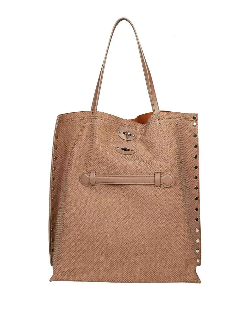 Borsa Shopping A Spasso Amoretto M Beige