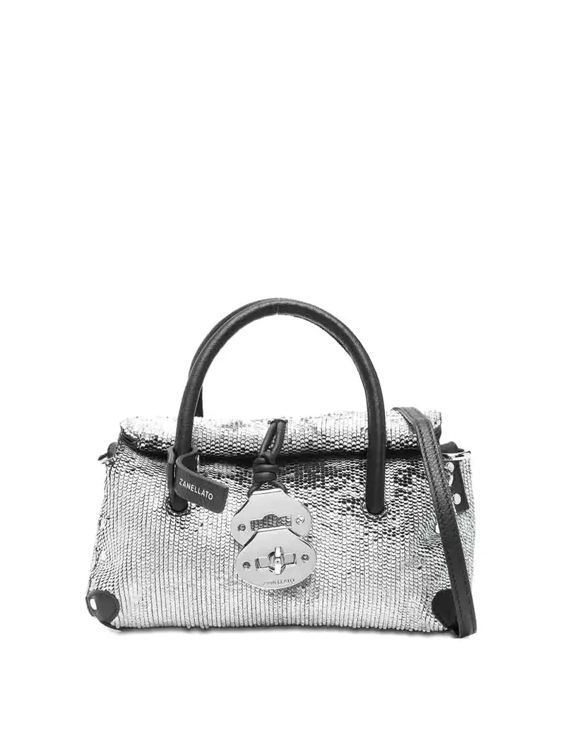 Borsa tote Dotta Baby Argento