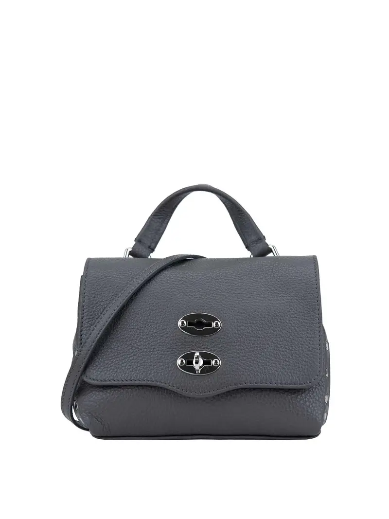 Tote bot da bambino in pelle postina Grigio