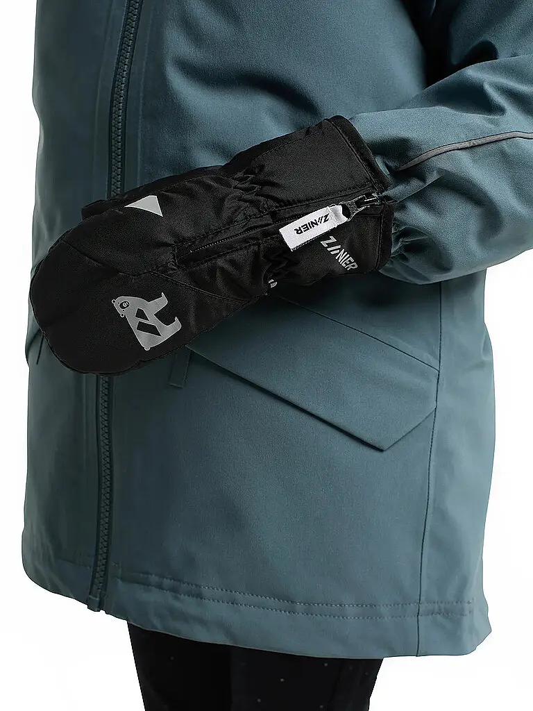 Moffole da sci per bambina nero | 0