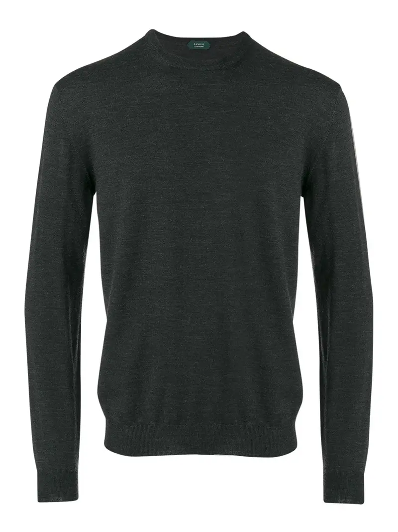 Girocollo in misto lana Grigio