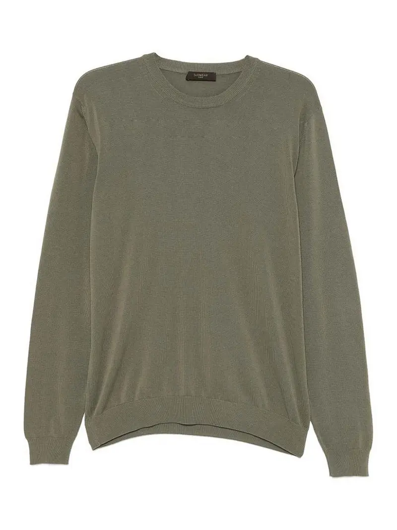 Maglione A Maniche Lunghe Verde