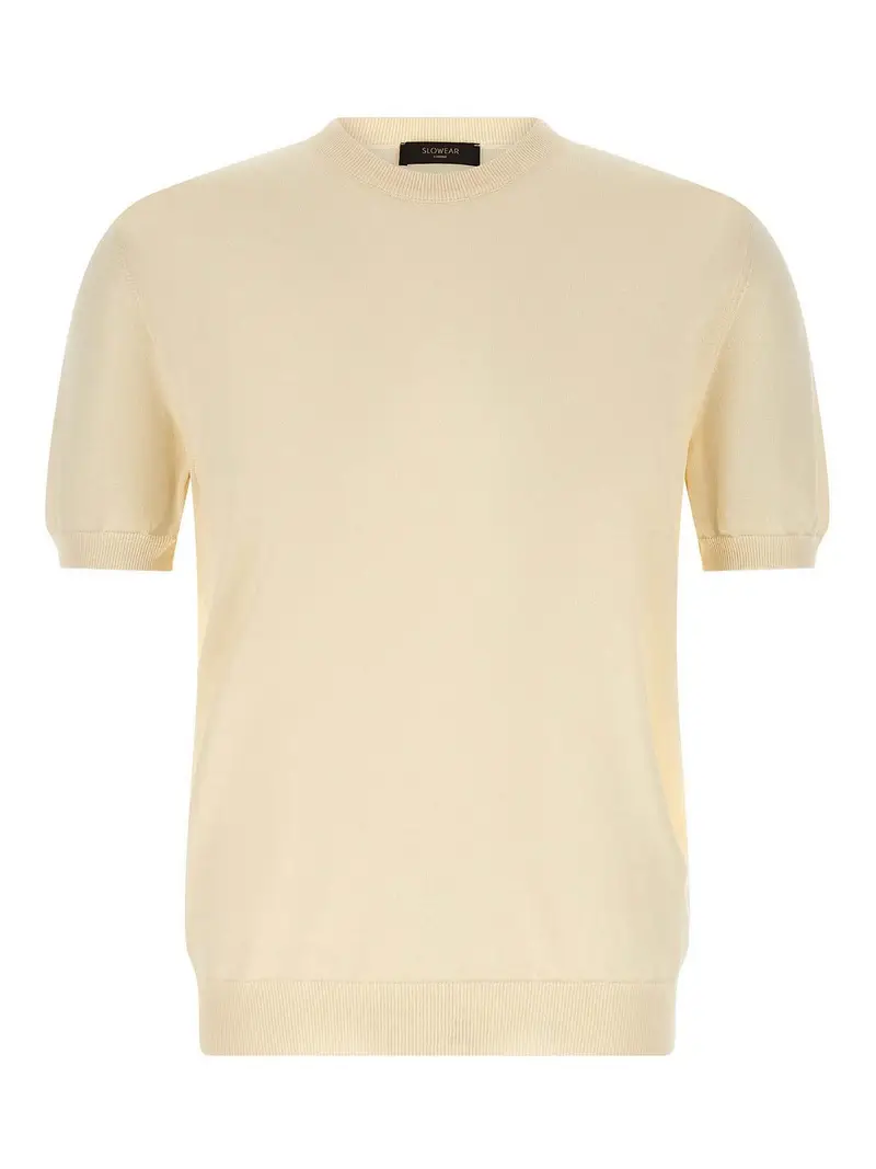 Maglione di cotone Beige