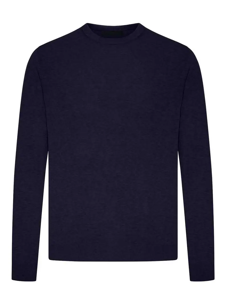 Maglione di cotone da equipaggiamento Blu