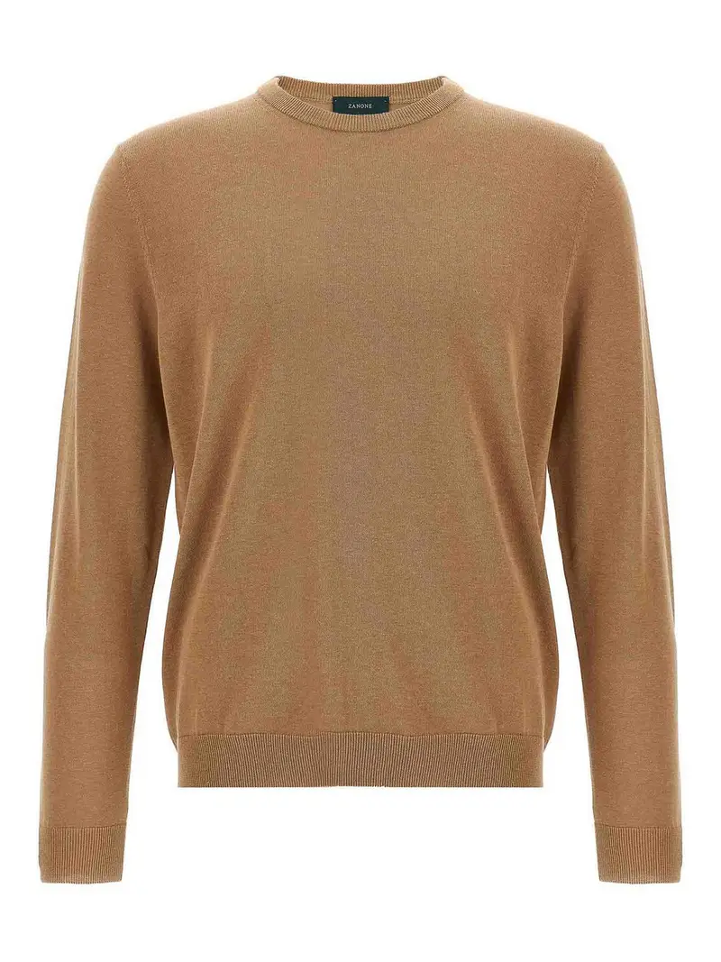 Maglione di cotone Marrone