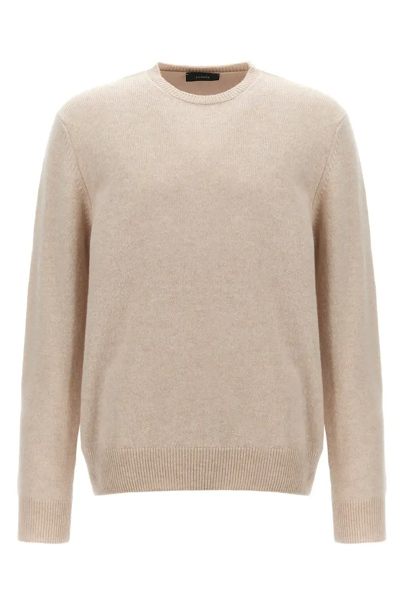 Maglione Girocollo Beige