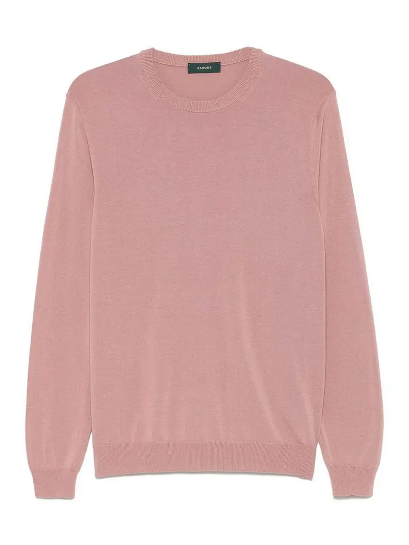 Maglione Girocollo Color Carne E Neutri