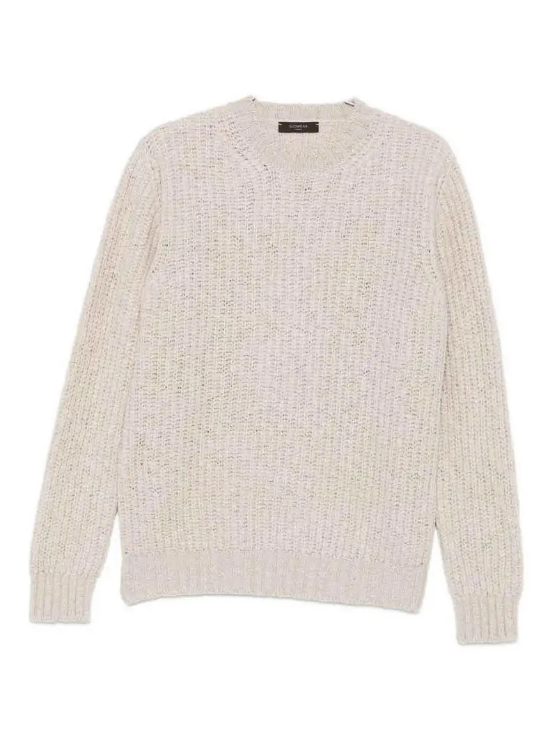 Maglione In Lana Vergine Beige
