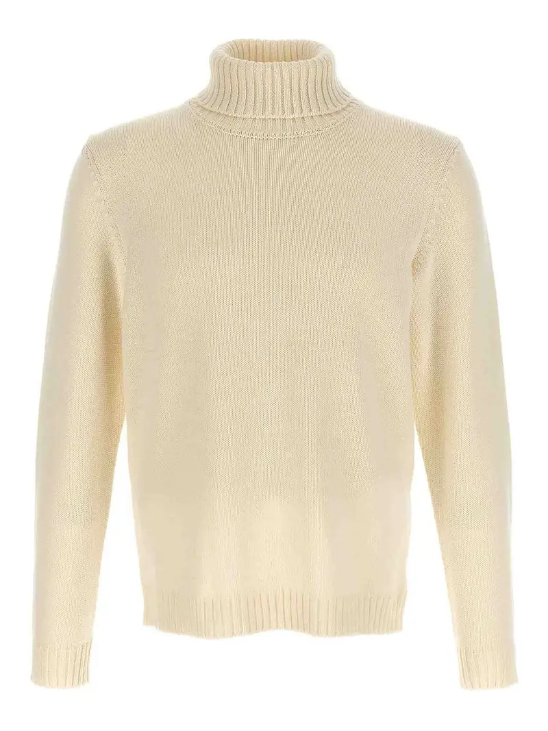 Maglione scollo a tartaruga Bianco