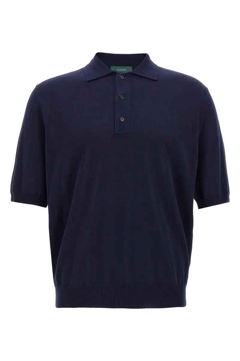 Polo Cotone Blu