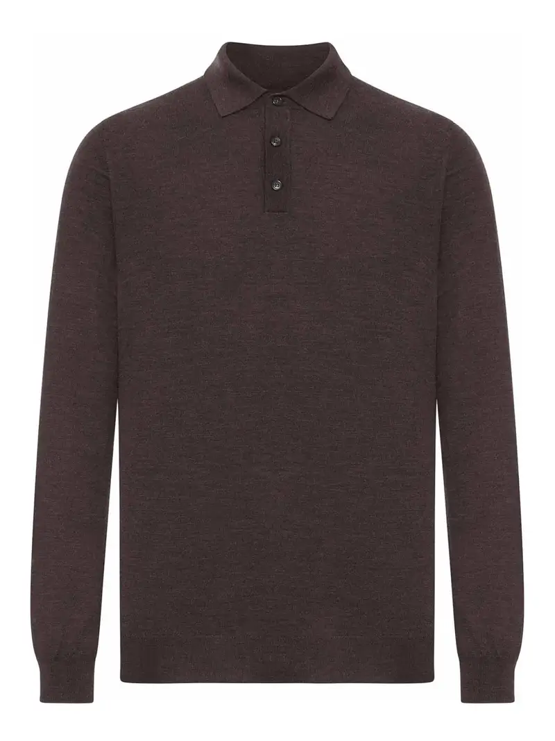 ZANONE Polo Marrone 3862070