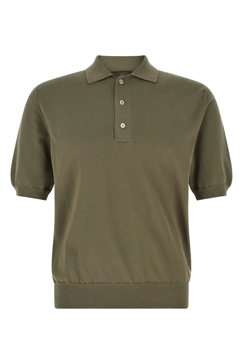 Polo Maglia Cotone Verde