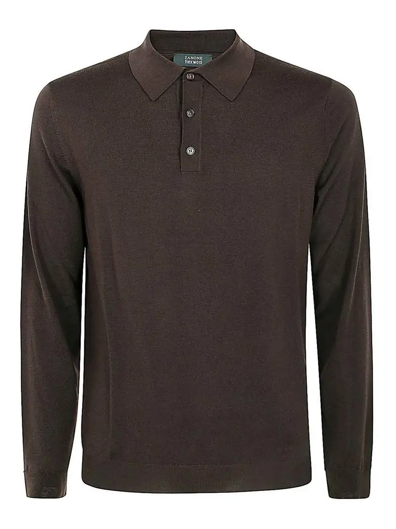 ZANONE Polo Marrone 3299067