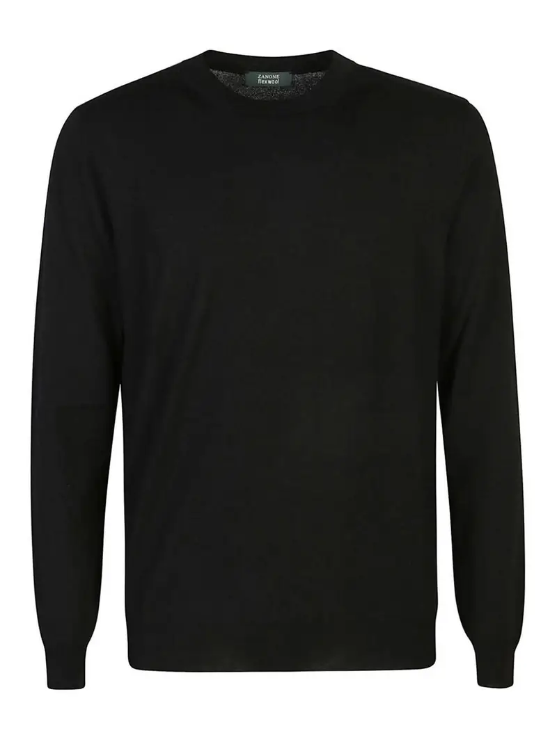 Pullover in maglia Nero