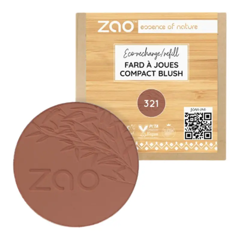 Blush Compatto Ricarica, 321 Brown Orange (9 G)