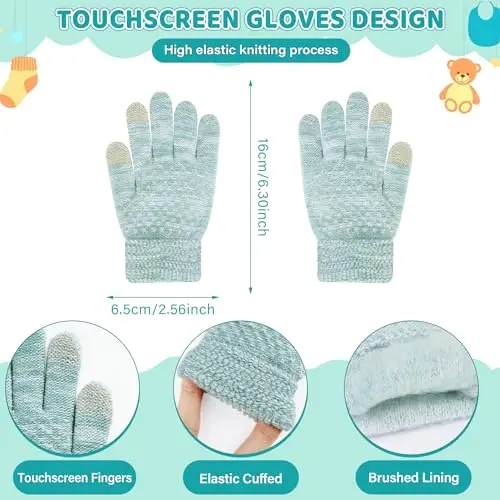 ZASFOU Guanti Bianco 3433099 miniatura 3