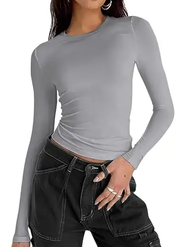 Zeagoo Top Donna Grigio 3080867