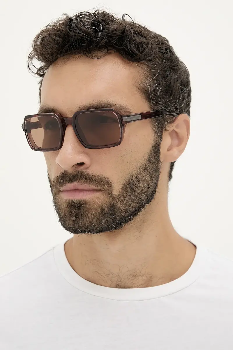 occhiali da sole colore marrone EZ0254_5571E