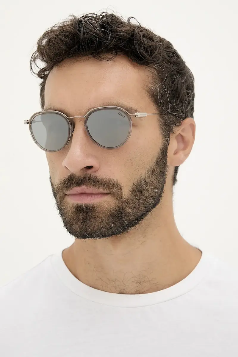 Zegna Occhiali da sole Uomo Beige 2215247