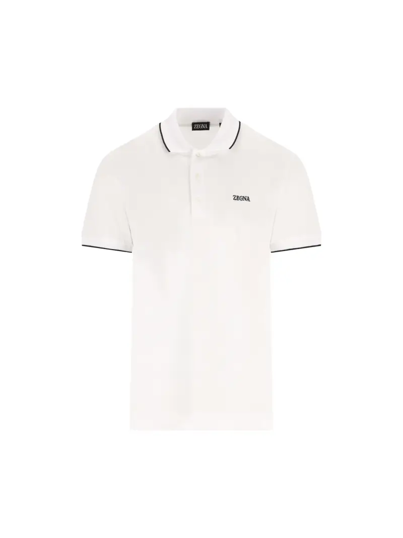 Polo In Cotone BIANCO