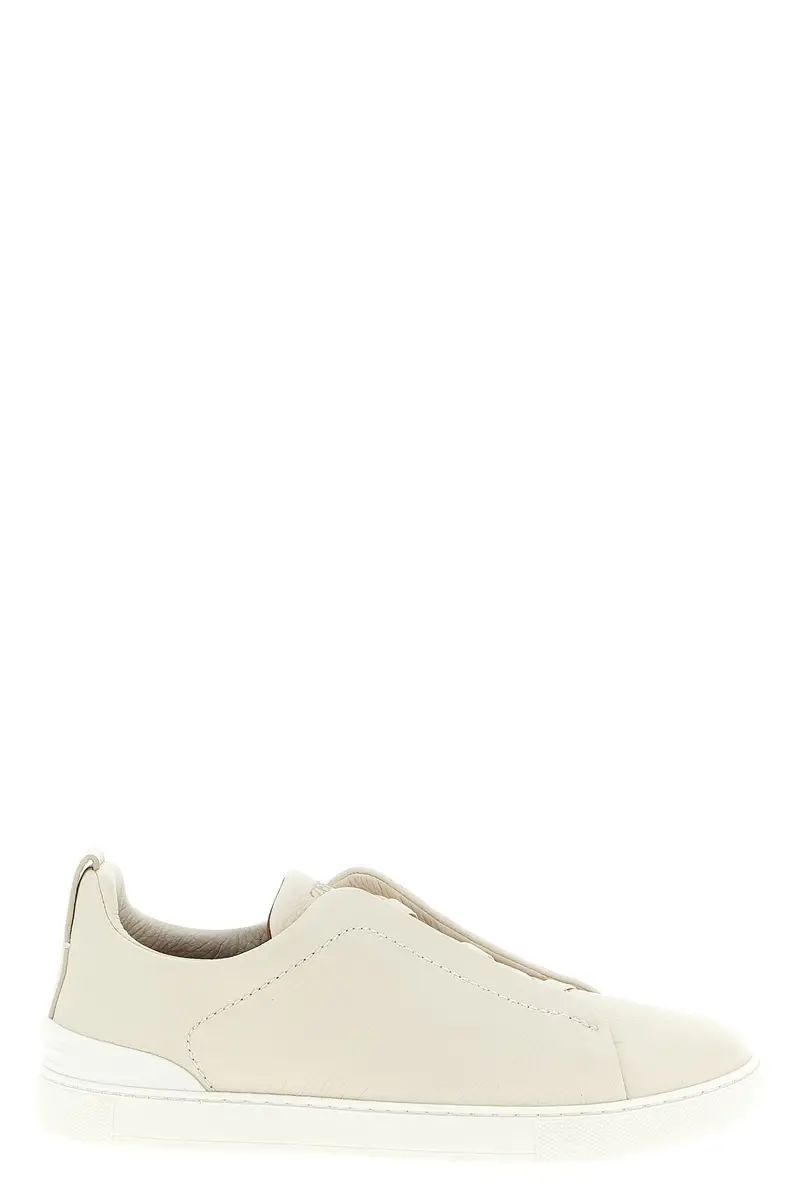 Sneaker Triple Stitch Beige