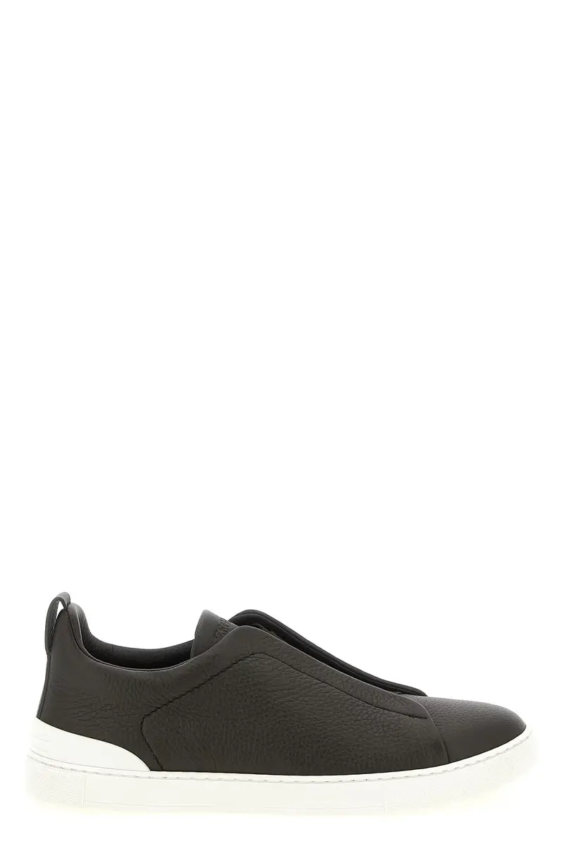 Sneaker Triple Stitch Marrone