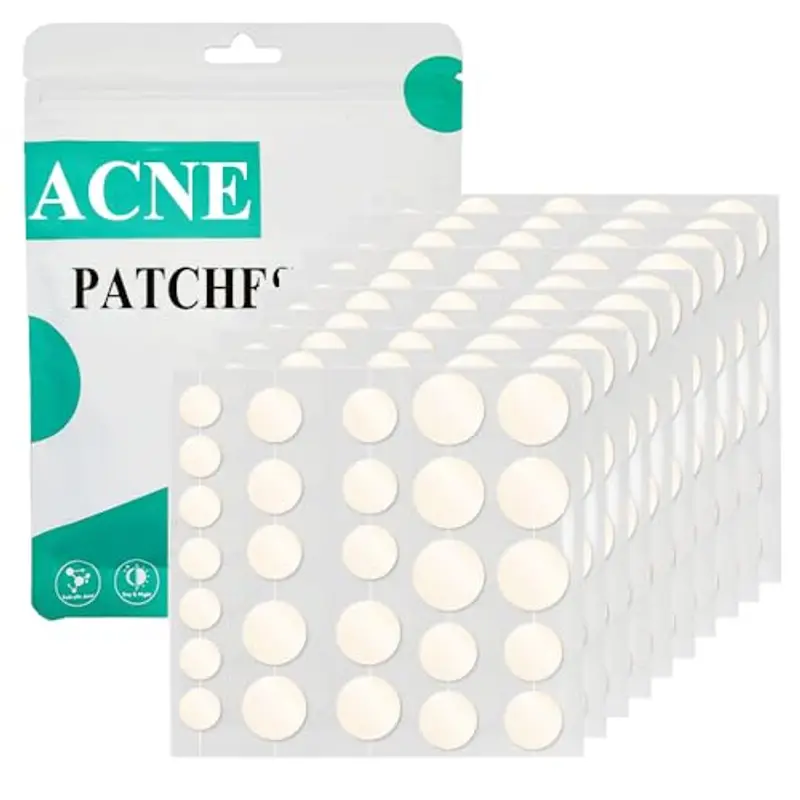 Zemolo 300 Pezzi Cerotti Brufoli Pimple Patch Brufoli Invisibili Idrocolloide Acne Pimple 2-In-1 Cerotti Per Brufoli con Olio Dell'Albero Del Tè Giorno e Notte Impermeabili e Traspiranti Patch Brufoli