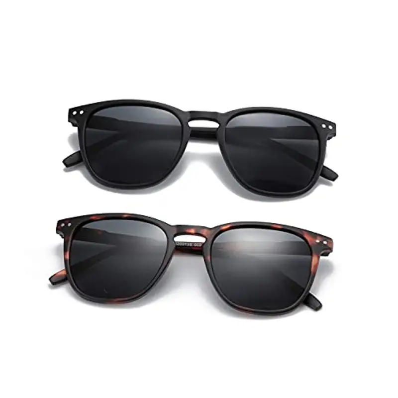 ZENOTTIC Occhiali da sole Uomo Nero 807919 miniatura 3