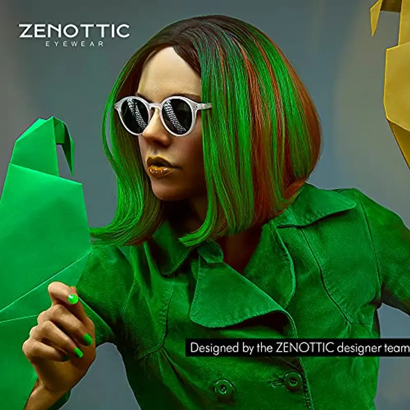 ZENOTTIC Occhiali da sole Uomo Verde 1598069 miniatura 3