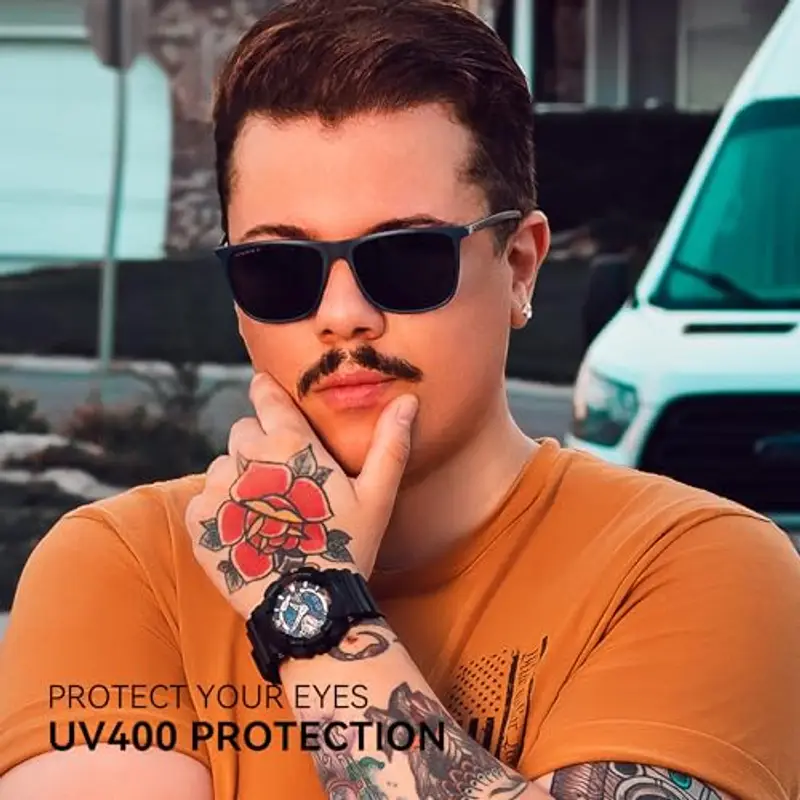 ZENOTTIC Occhiali da sole Uomo Blu 1602489 miniatura 2