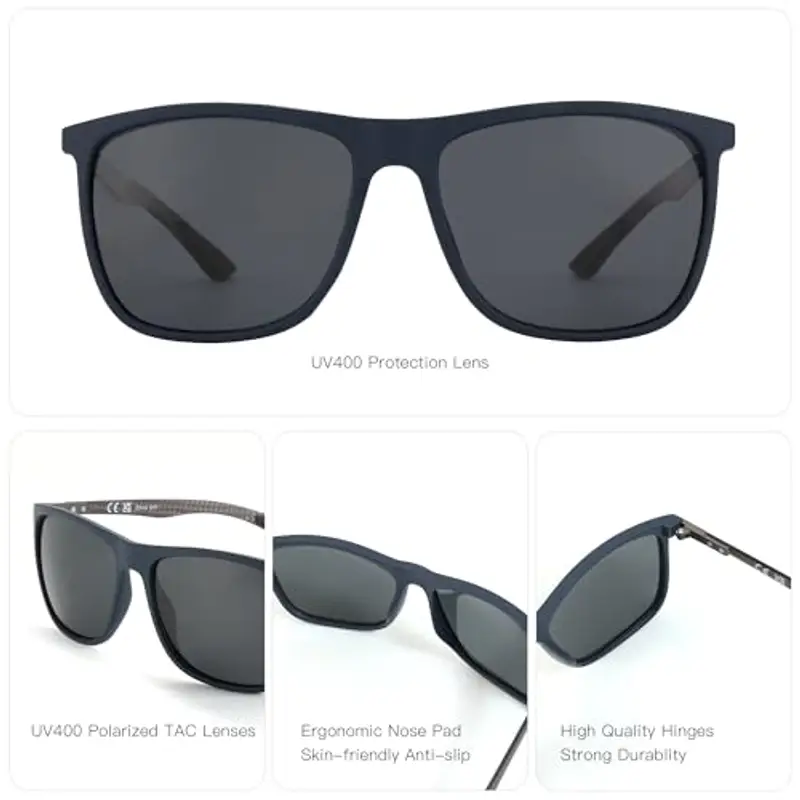 ZENOTTIC Occhiali da sole Uomo Blu 1602489 miniatura 3