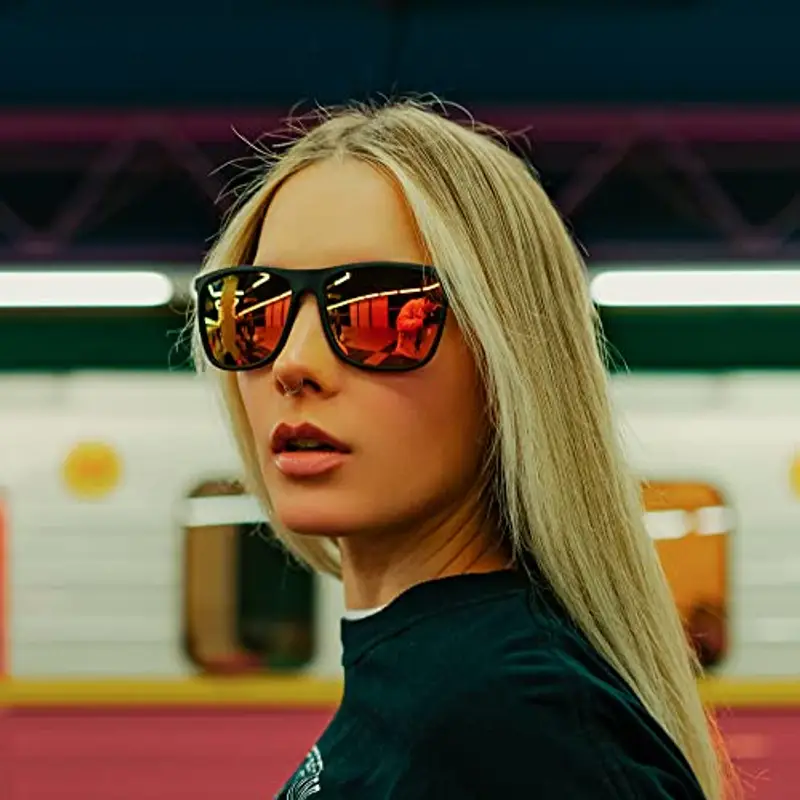 ZENOTTIC Occhiali da sole Uomo Arancione 1602488 miniatura 3