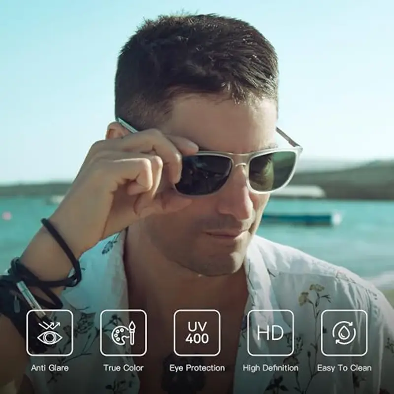 ZENOTTIC Occhiali da sole Uomo Verde 1602485 miniatura 2