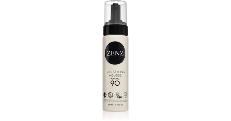 Pure No. 90 fissante in mousse per la termoprotezione dei capelli 200 ml