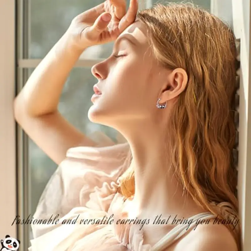 ZEPIQOR Orecchini Ragazza Bianco 1051332 miniatura 2