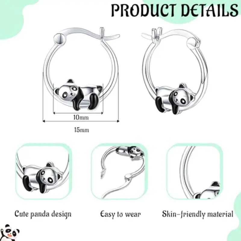 ZEPIQOR Orecchini Ragazza Bianco 1051332 miniatura 3