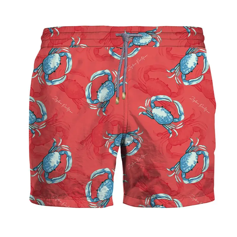 Costume Boxer Fantasia Granchi Rosso Uomo 48