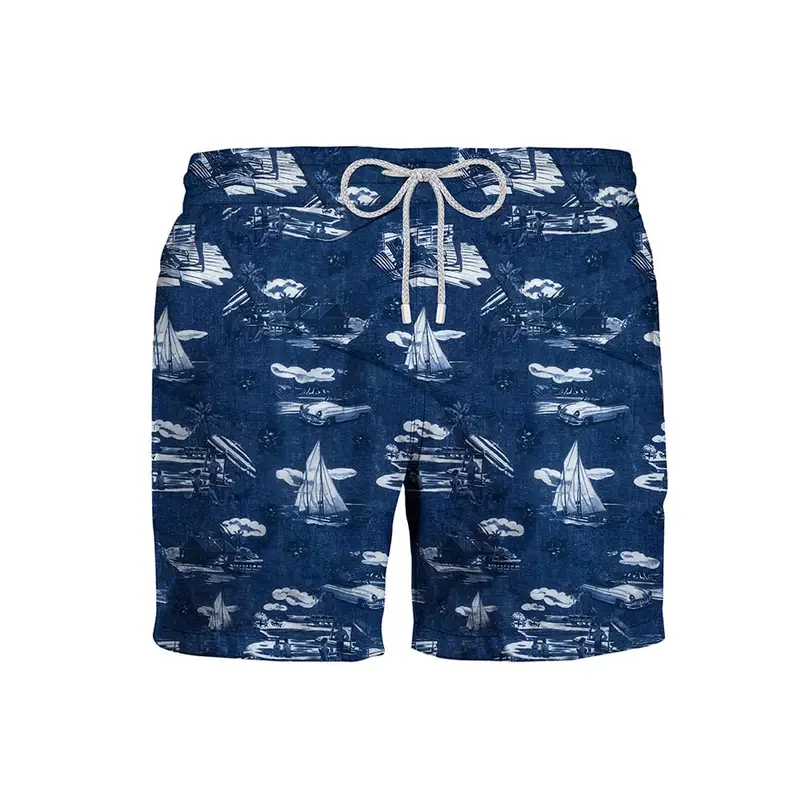 Costume Boxer Hawaii Jeans Uomo 48