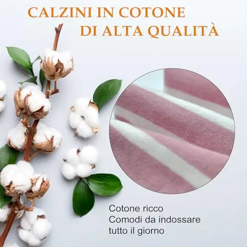 ZFSOCK Calzini Ginocchio Bambina Ragazze: Calze Lunghi Senza Cuciture in Cotone per Bimba - Calzettoni Gambaletto miniatura 3