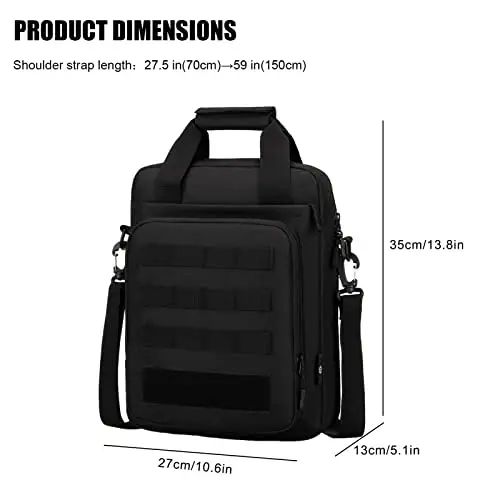 ZHIERNA Borsa messenger Uomo Nero 3037602 miniatura 3