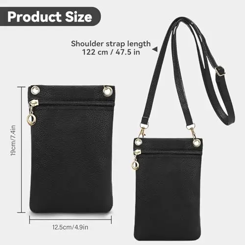 ZHITENG Borsa a tracolla Donna Nero 2799565 miniatura 2