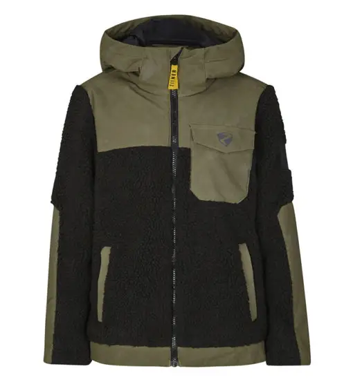 Arjun Jun - giacca in pile - bambino Brwon